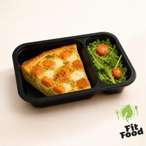 Фритата с тыквой и сыром моцарелла